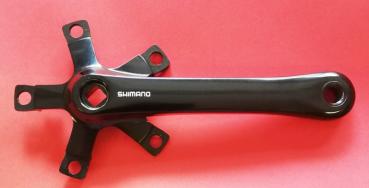 KURBELARM, SHIMANO FC-M730, 170MM, 4-KANT, RECHTS, SCHWARZ,